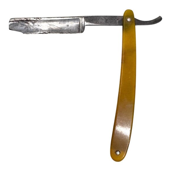 Antique Straight Razor Pearl Duck Dubl Duck Dwarf Solingen Germany Blade READ - Picture 1 of 6